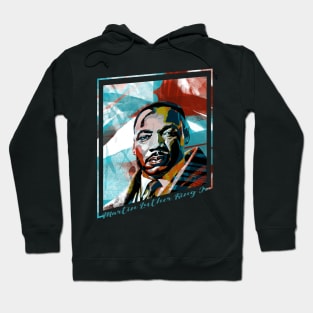 MLK-Abstract Expressionist Portraits Hoodie